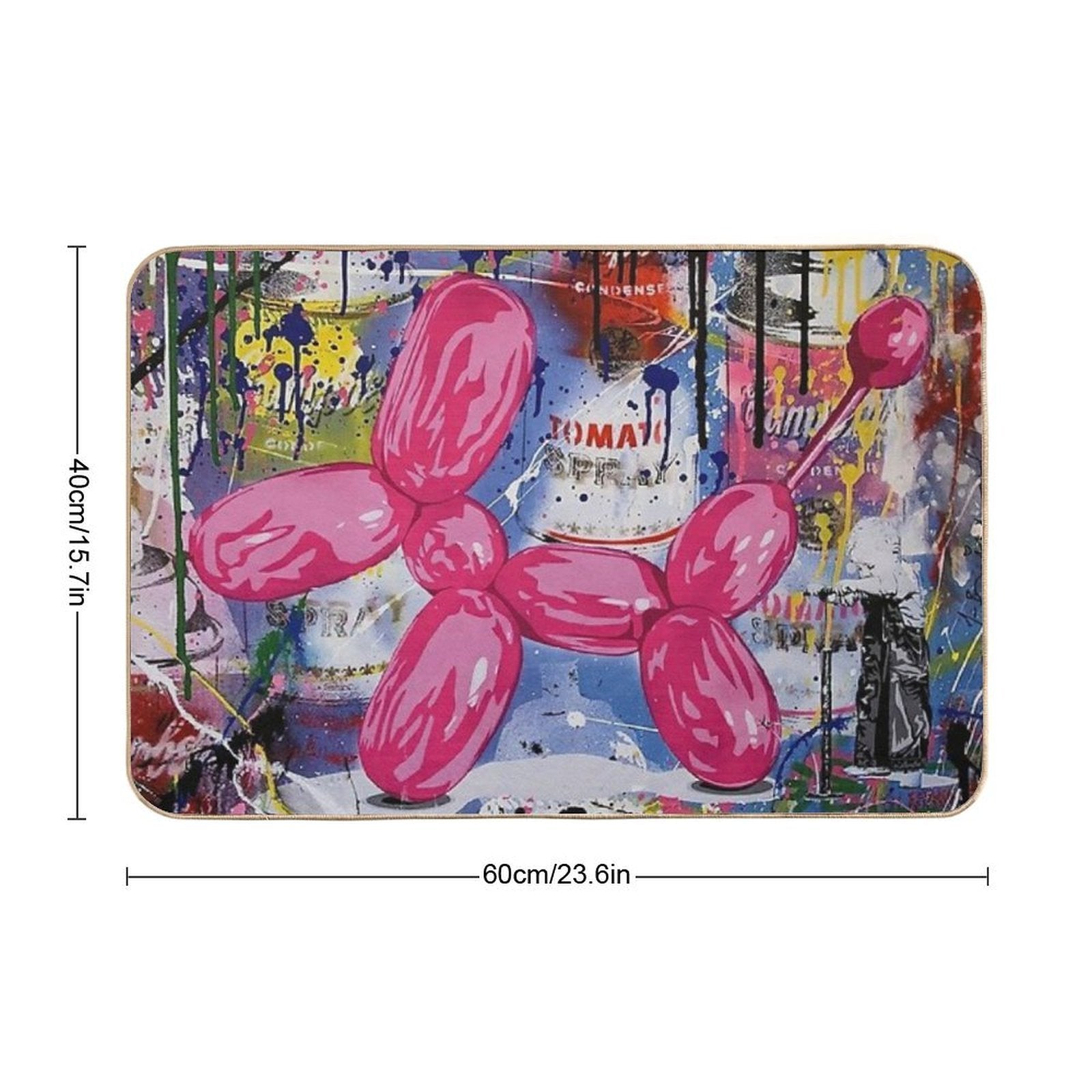 Asu Art  Slip-Resistant Bath Mat