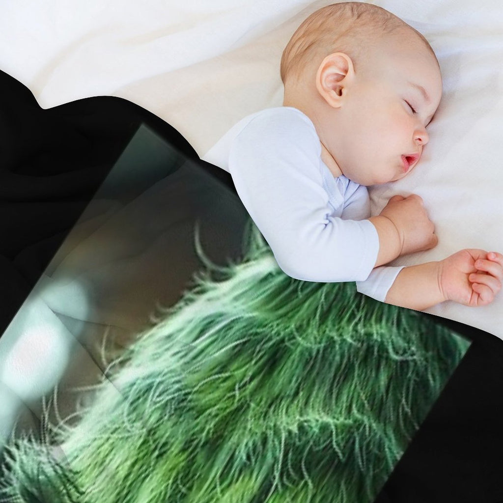 Grinchy Charm Add A Touch of Whimsy to Your Space Gift-ready Throw Blanket