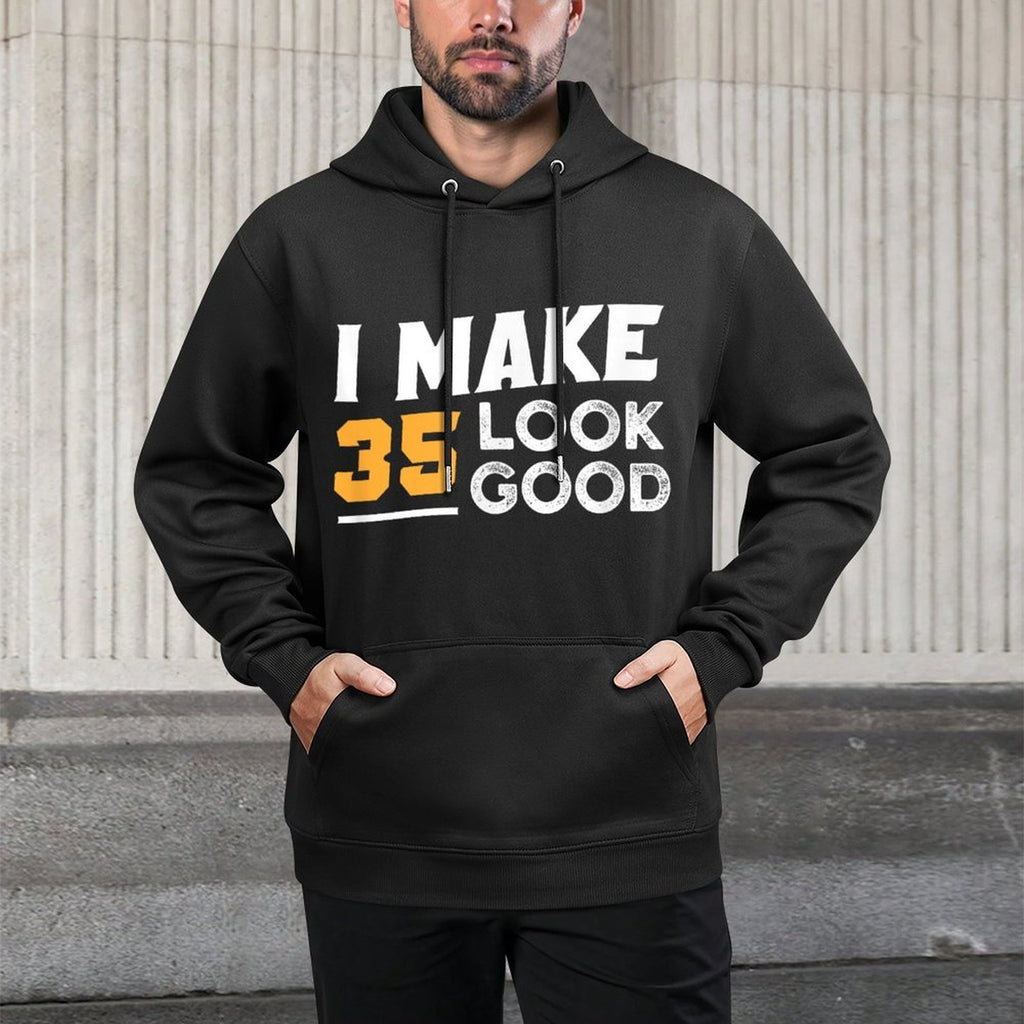 35 Year Old Birthday Gift 35th Birthday Cotton-Polyester Blend Hoodie
