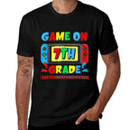 Back To School Game On 7th Grade Funny Gamer Kids Boys  Affordable Price T-Shirt