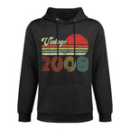 17 Year Old Birthday Vintage 2008 17th Birthday Unisex Design Hoodie