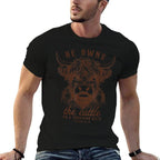 He Owns The Cattle On A Thousand Hills Funny Cow  Soft T-Shirt