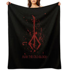 Hunter Symbol - Bloodborne Caryll Rune Machine-washable Throw Blanket