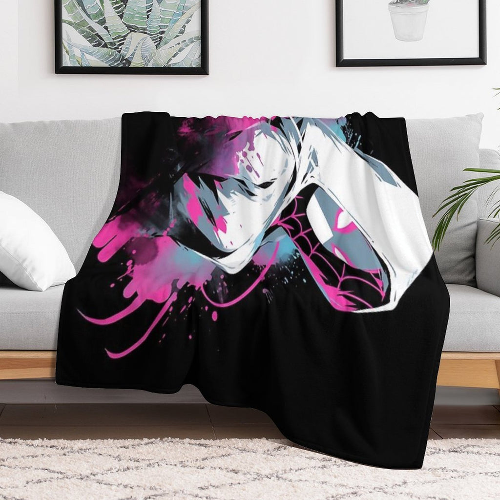 Spider Gwen Graffiti Durable Throw Blanket
