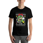 Super Mario Luigi Classic Ugly Christmas Graphic  Easy-care T-Shirt