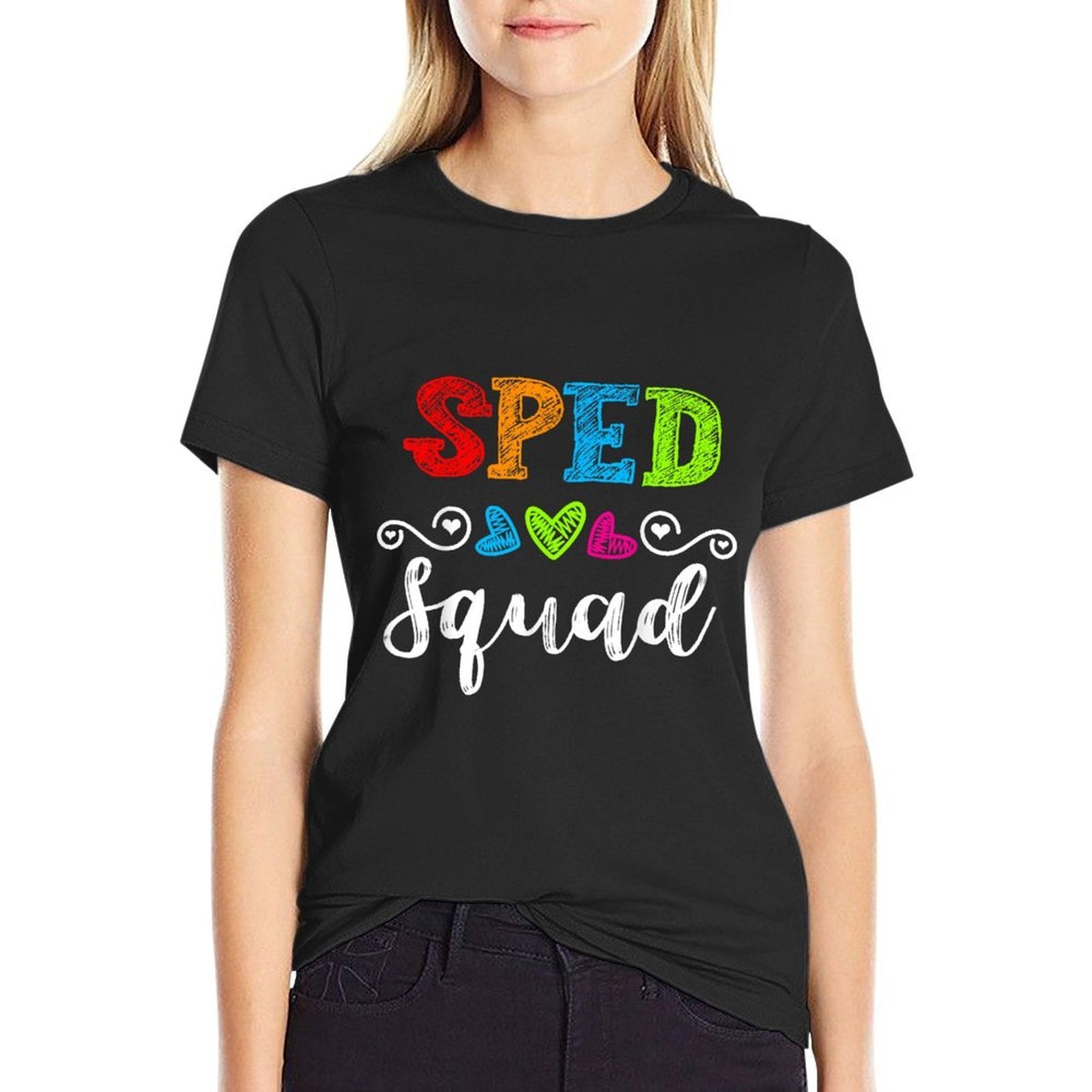 Back To School Team Gift For Special Ed Teacher Sped Squad Men Women Girls Kids  Affordable Price T-Shirt