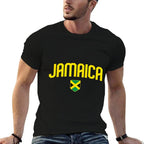 Jamaica Jamaican Vintage Athletic Throwback Souvenir  Tagless Design T-Shirt