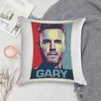 Gary Soft Short Plush Fabric Throw Pillow