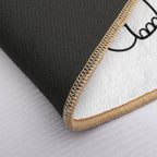 Hip Hip Hipster Hippo  Odorless Bath Mat