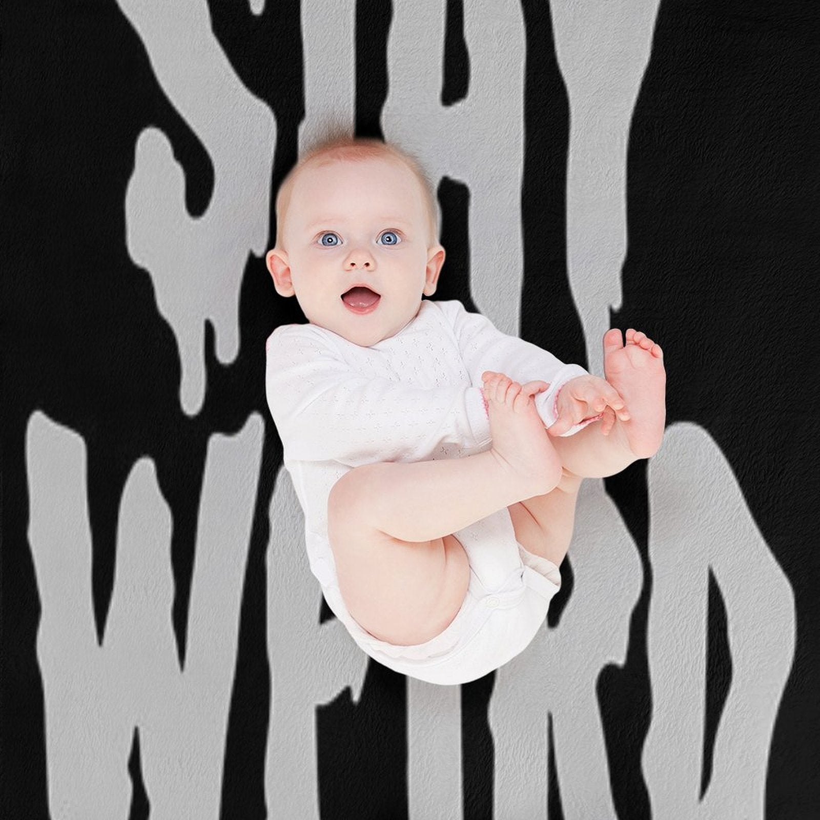 Stay Weird Compact Throw Blanket