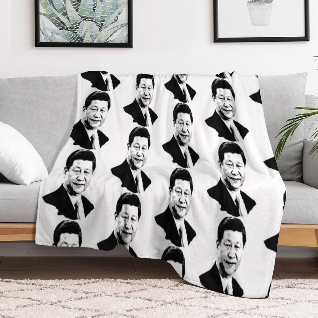 Xi Jinping Premium Throw Blanket