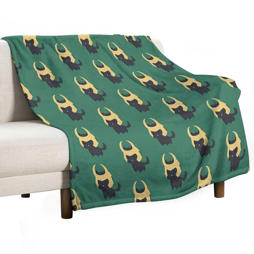 Cat Loki Durable Throw Blanket
