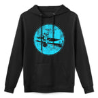 Vintage Canoeing Graphic Minimalistic Canoe Kangaroo Pocket Hoodie