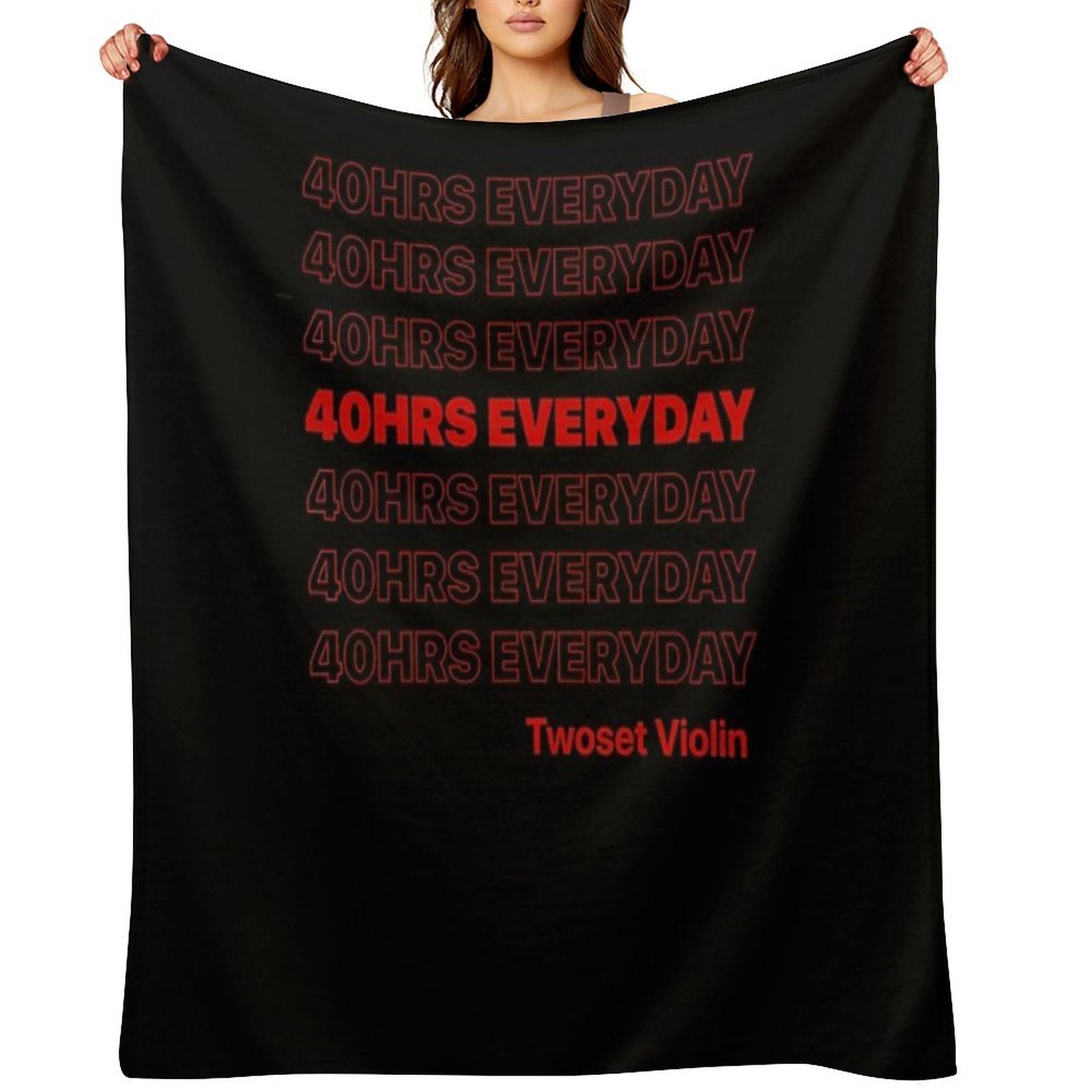 Hrs Everyday Twoset Violin All-season Throw Blanket