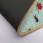 Antique Pattern - Beetles And Bugs  Multi-Purpose Bath Mat