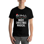 Most Likely to Christmas Matching Family Pajamas Funny  Oversized Silhouette T-Shirt