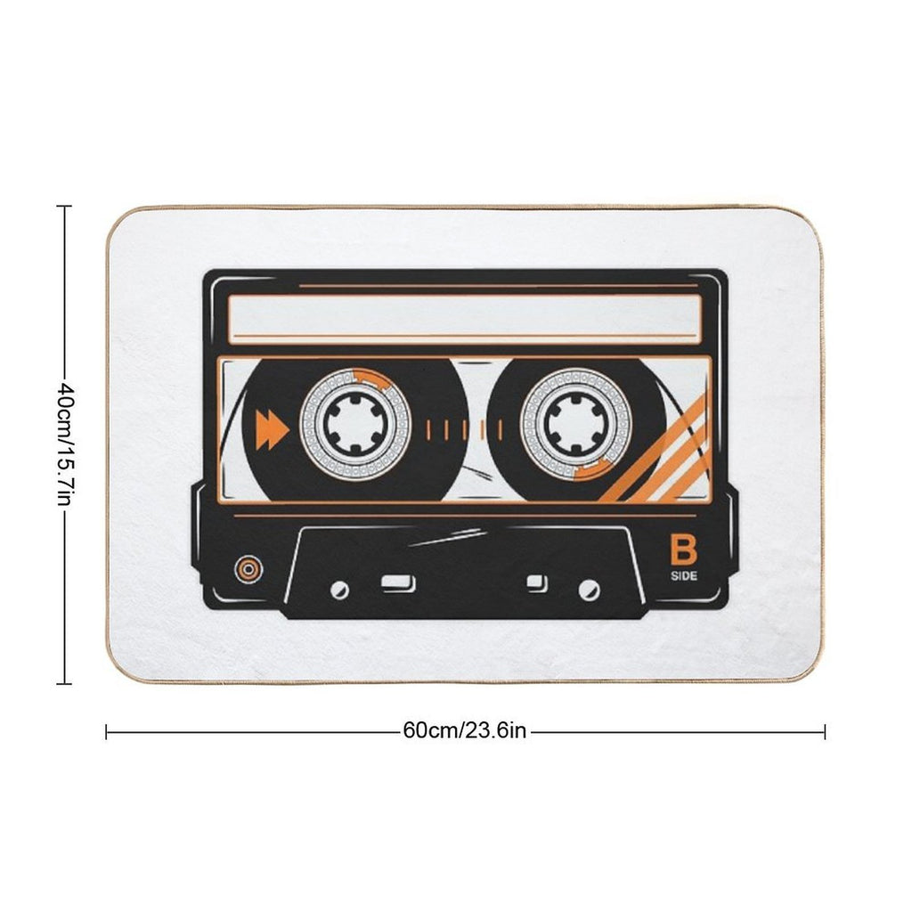 Cassette Tape  Versatile Bath Mat