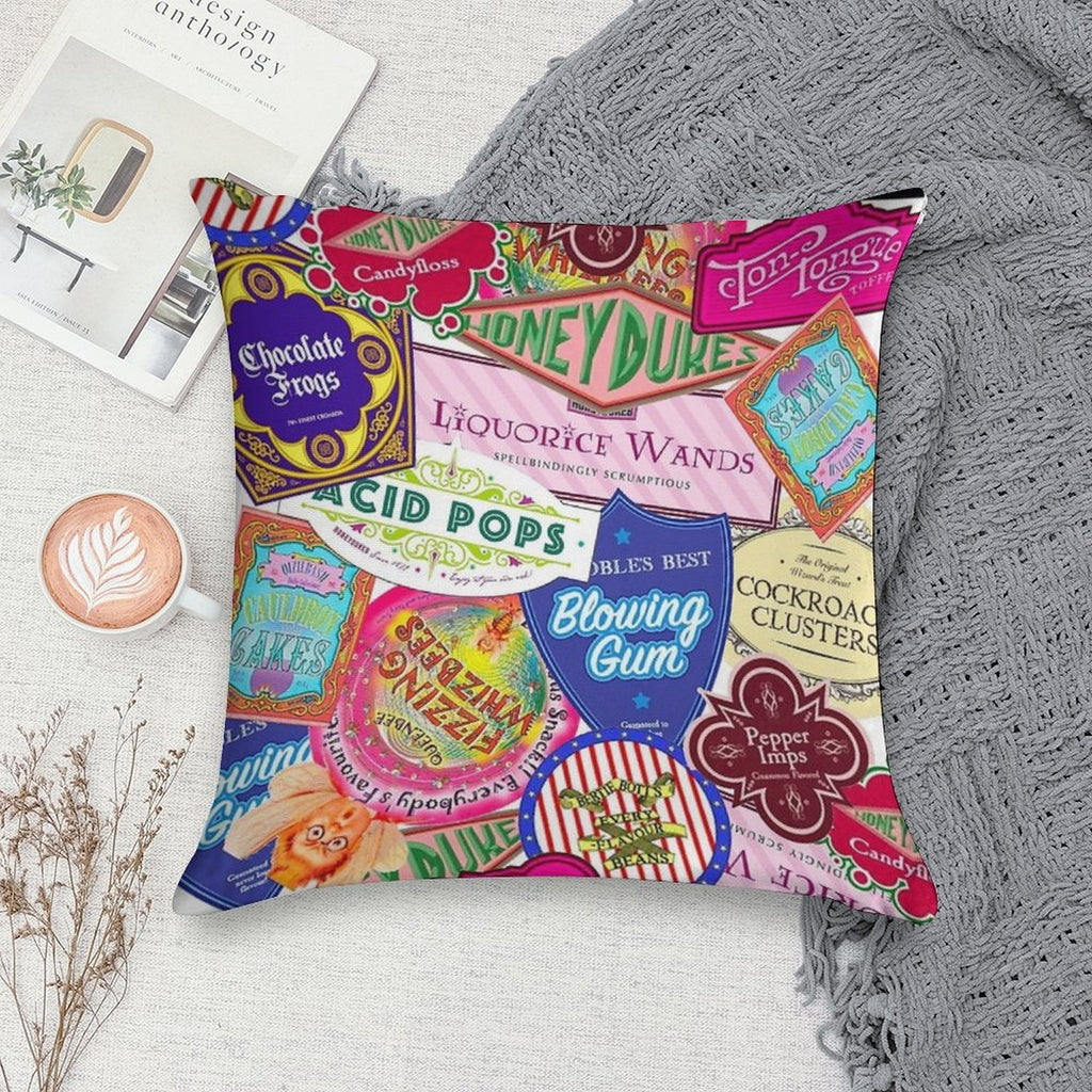 Wizard Candy Soft Gift Ready Throw Pillow