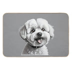 Bichon Frise Dog  Stain-Proof Bath Mat