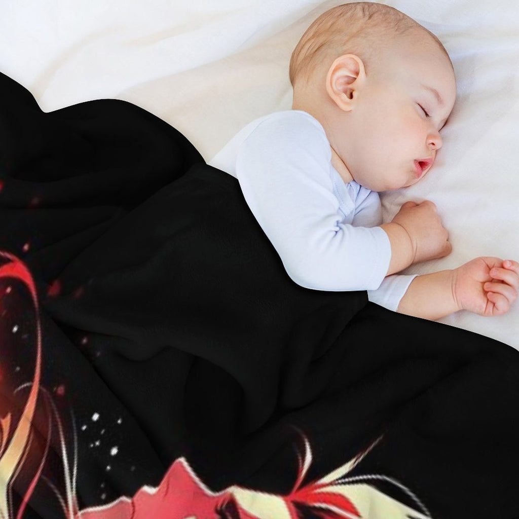 Axel Graffiti Machine-washable Throw Blanket