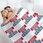 Saturdays Are for The Smu Mustangs Plush Throw Blanket