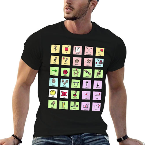 AAC Core Board Speech Pathology Speech Therapist  Breathable T-Shirt