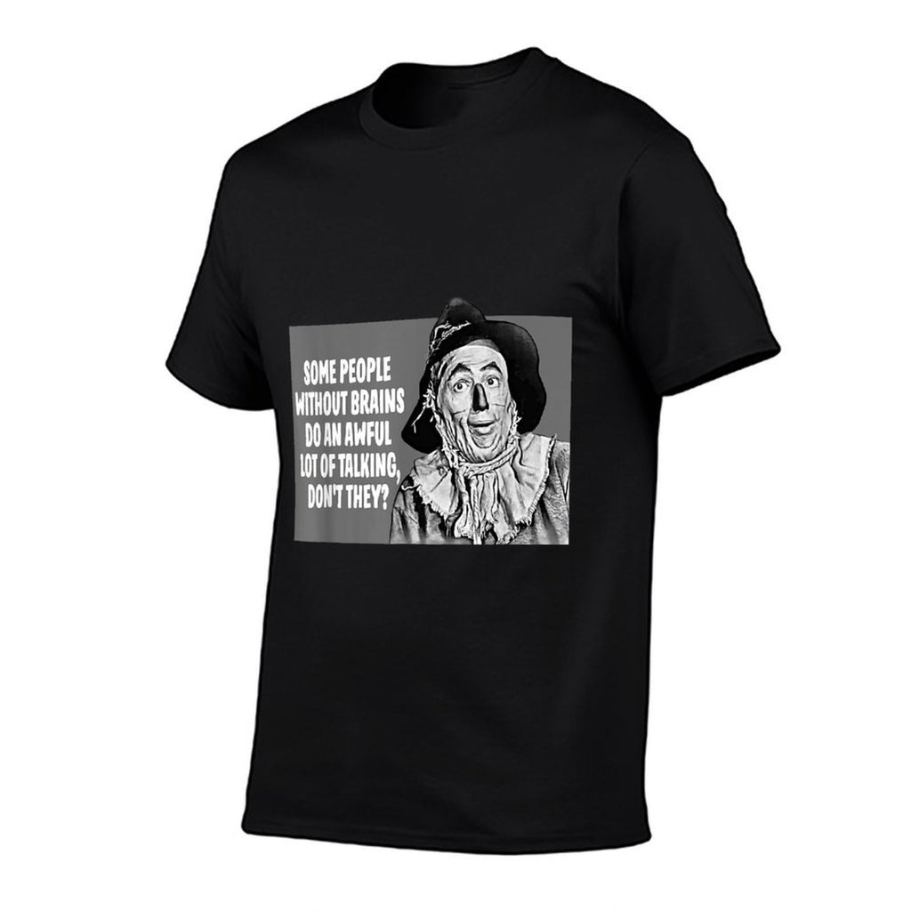 Some People Without Brains Do An Awful Lot Of Talking  Oversized Silhouette T-Shirt