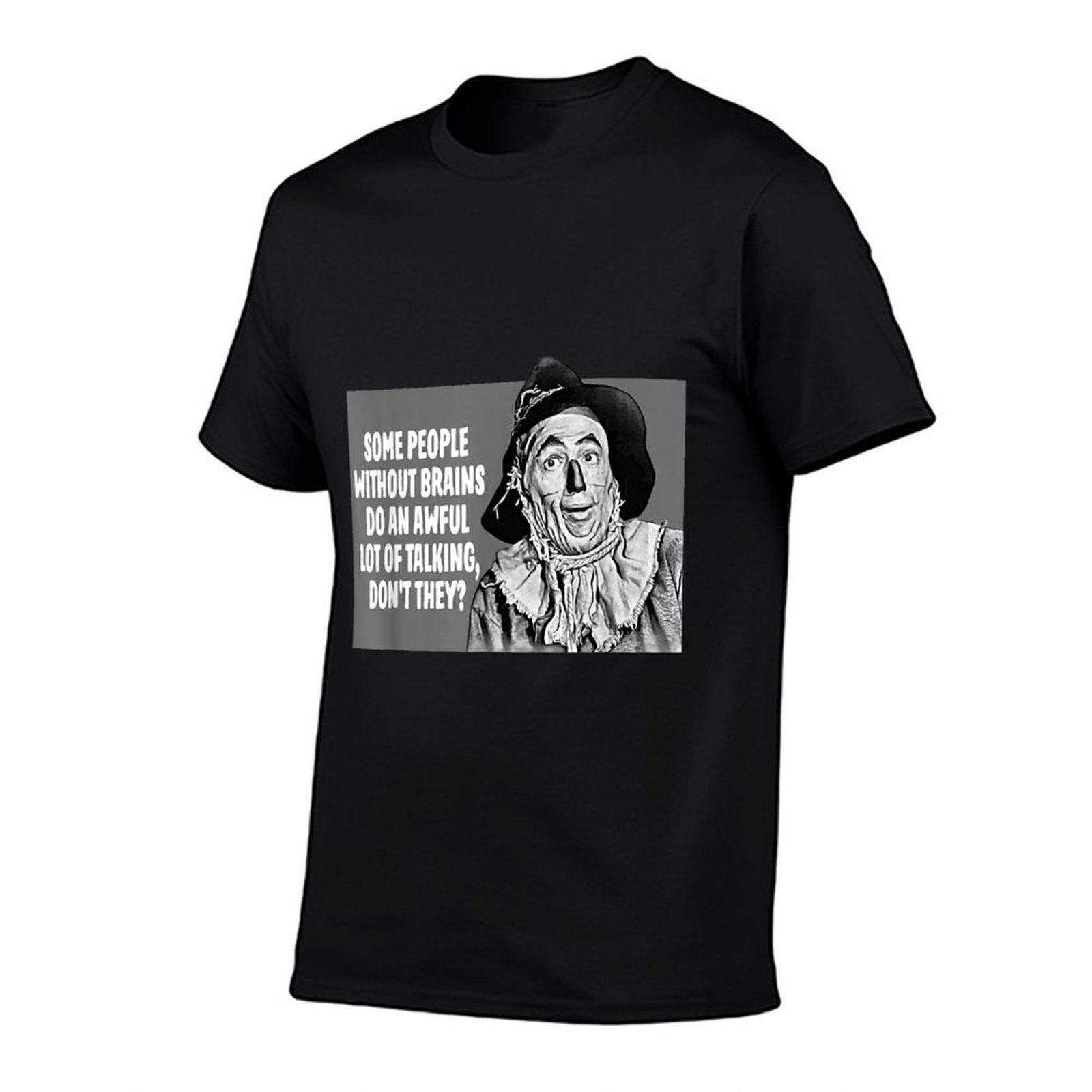 Some People Without Brains Do An Awful Lot Of Talking  Oversized Silhouette T-Shirt