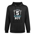Kids 5th Birthday Boy 5 Race Car Fifth Birthday Racing Car Adjustable Hood Hoodie