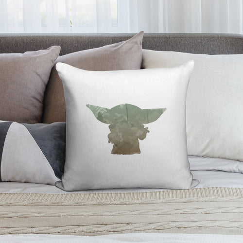 Baby Inspired Silhouette Soft Shrink-Resistant Throw Pillow