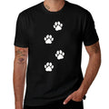 Paw Print Dog Cat Pet Lover for Men Women Girls Kids  Heathered Texture T-Shirt