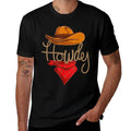 Howdy Cowboy Cowgirl Western Country Rodeo Howdy Men Boys  Relaxed-fit T-Shirt