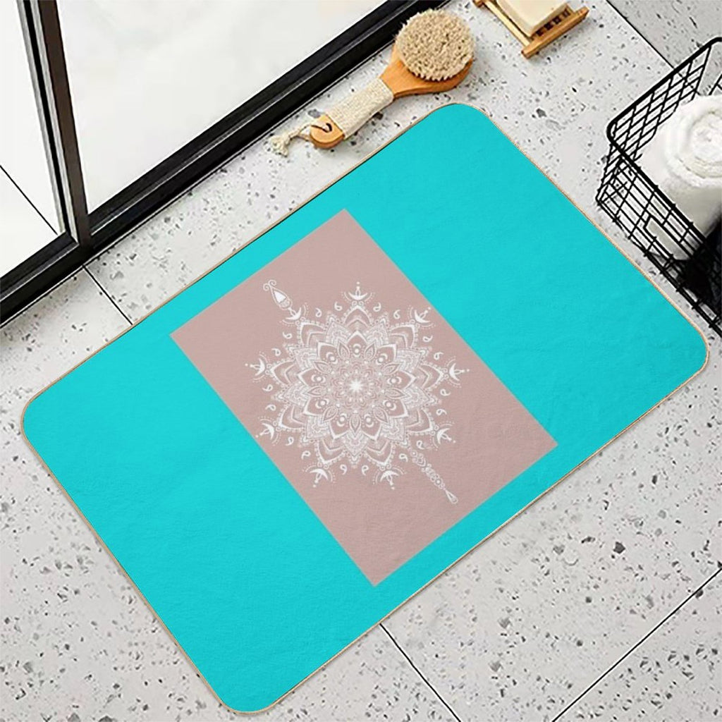 Madala Deco Photographic Print  Eco-Friendly Bath Mat