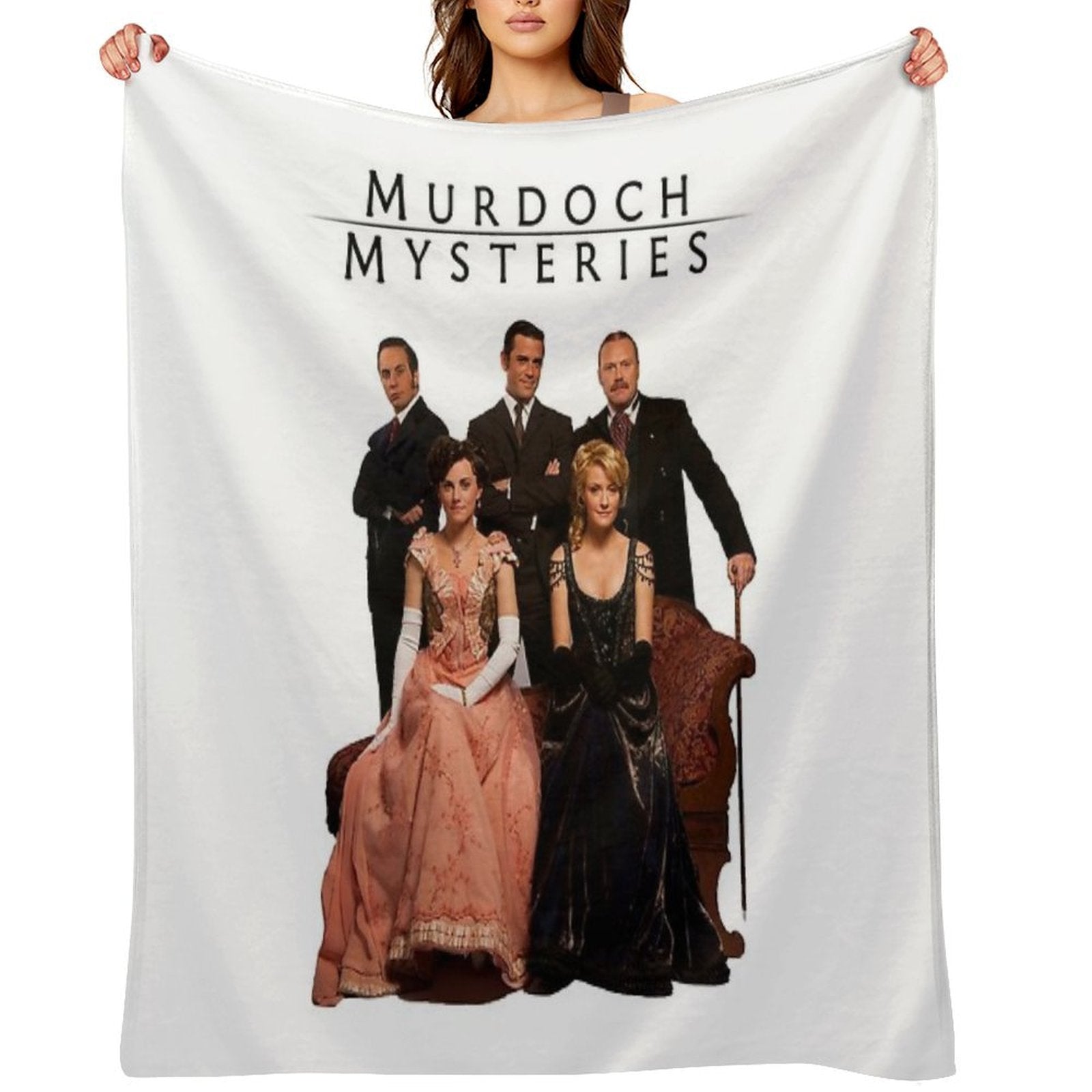 Murdoch Mysteries Design Premium Throw Blanket