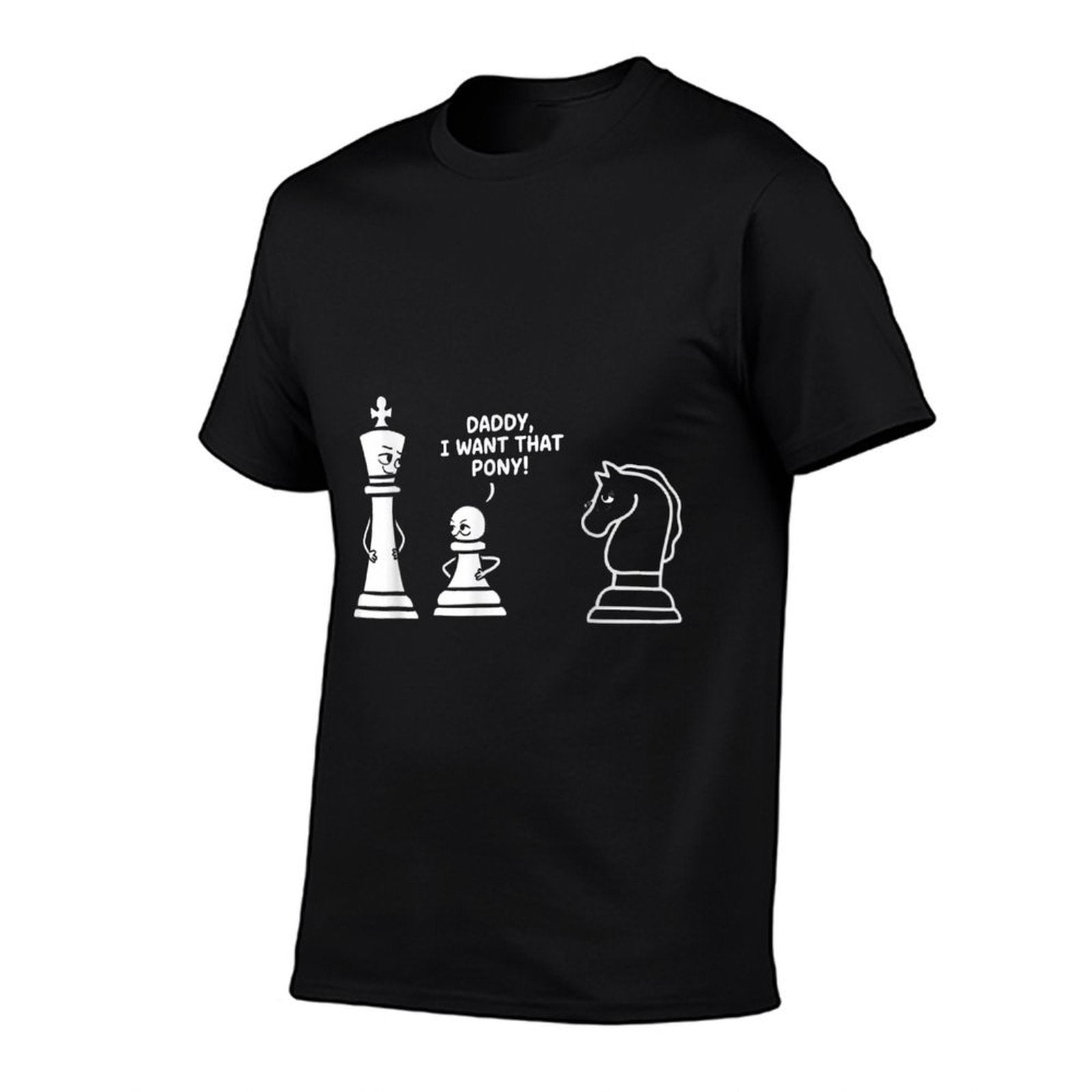 Funny Chess Player Daddy I Want That Pony Kids Meme  Breathable T-Shirt