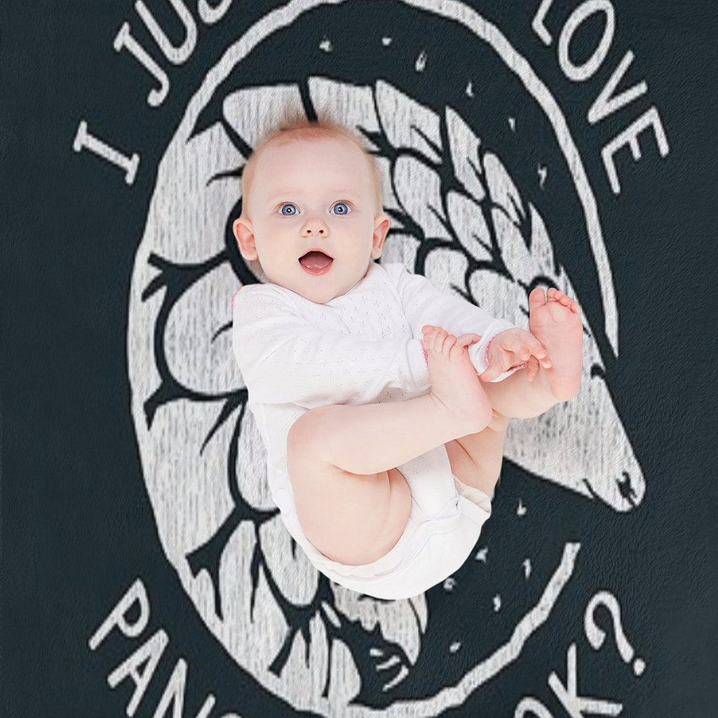 Pangolin Lover Gift - I Just Really Love Pangolins, OK Versatility Throw Blanket