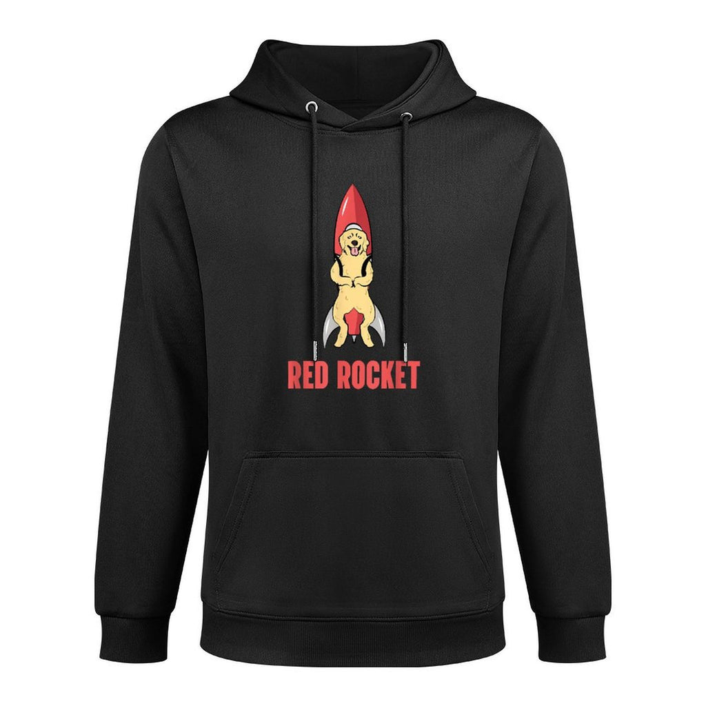 Red Rocket Dog Funny Dank Meme Memes Men Women Casual Wear Hoodie