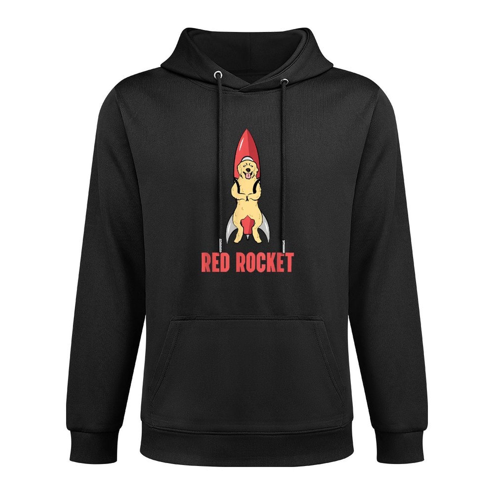 Red Rocket Dog Funny Dank Meme Memes Men Women Casual Wear Hoodie