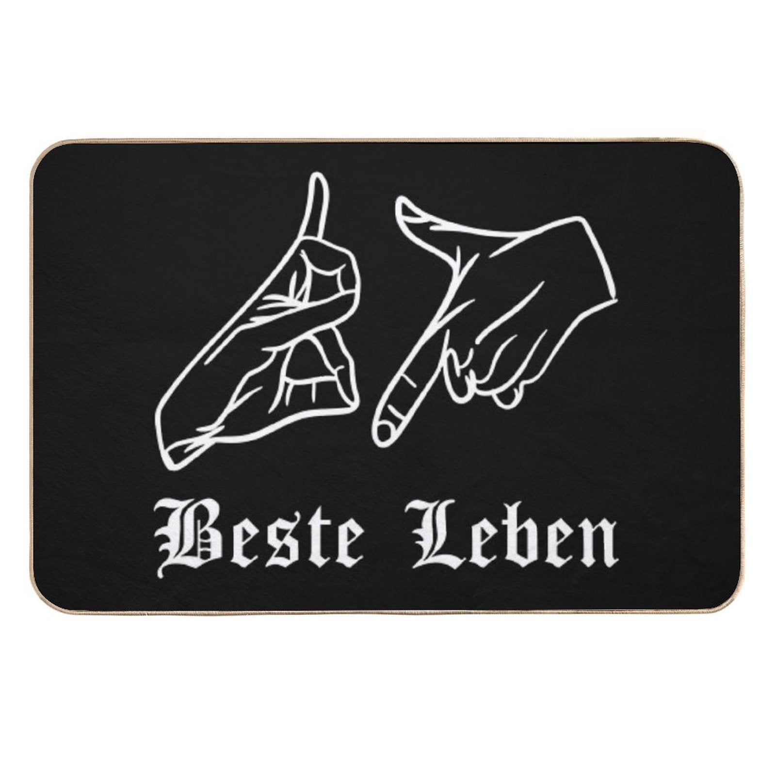 Best Life 187 Characters Durable Bath Mat