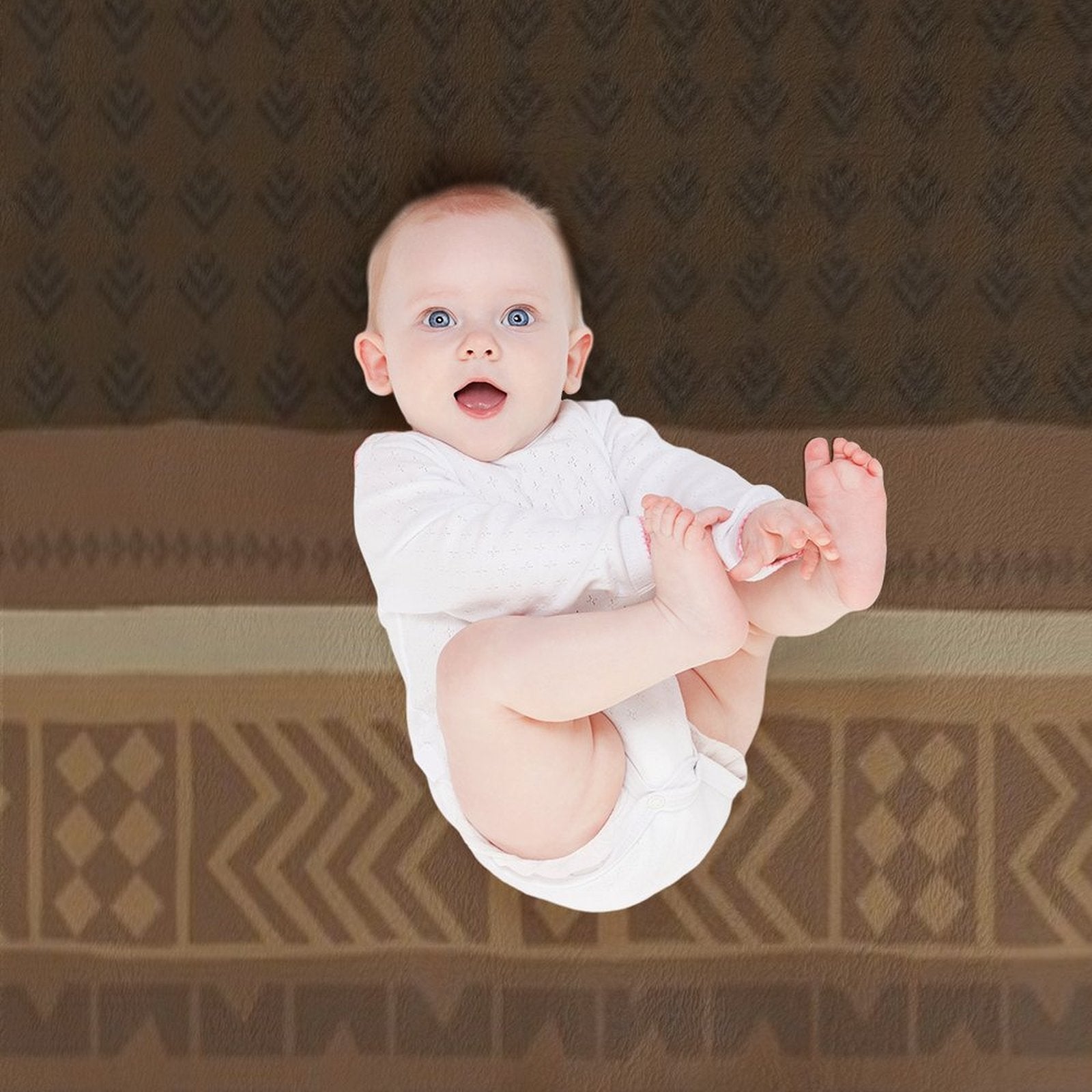 Decorative Ethnic Shrink-resistant Throw Blanket