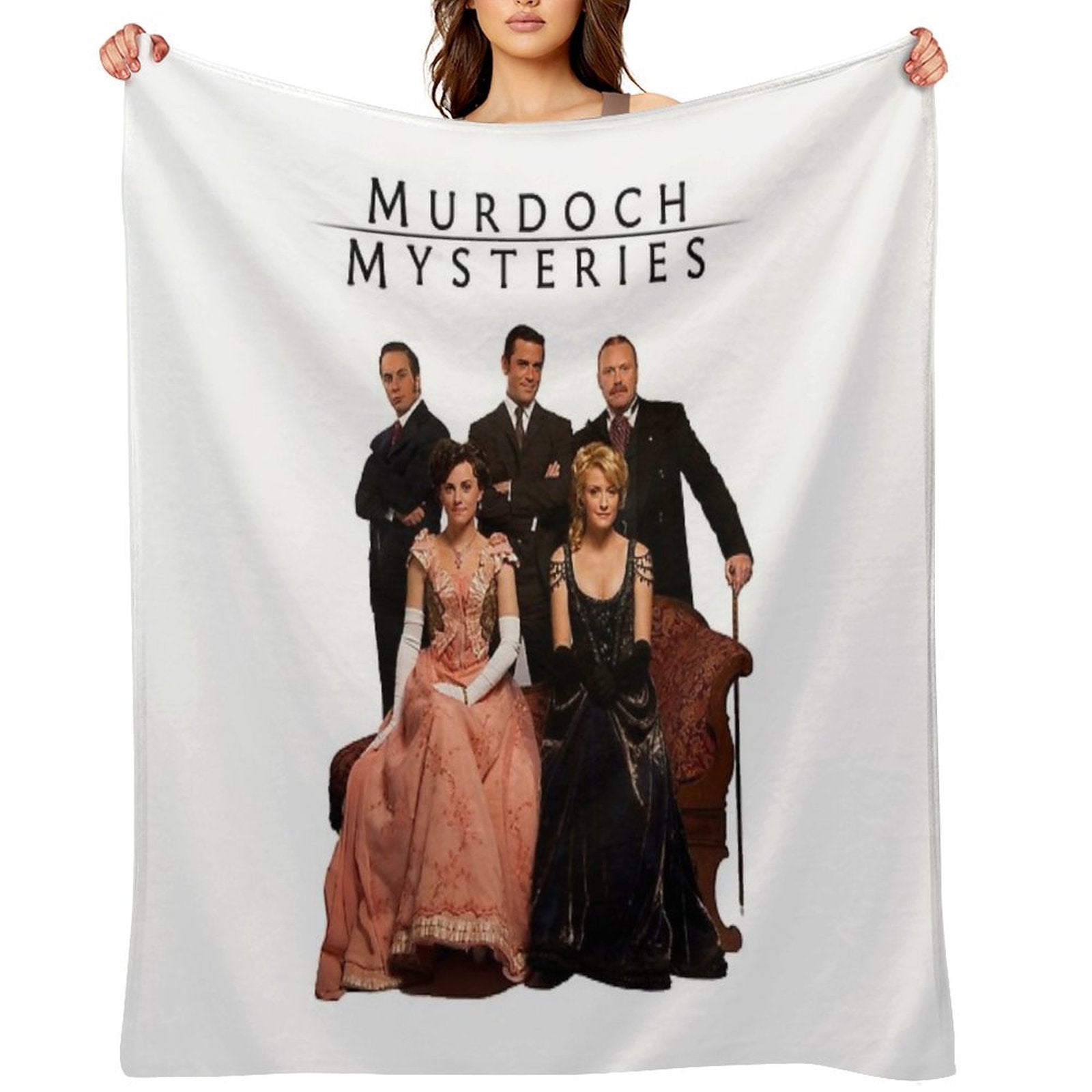 Murdoch Mysteries Design Premium Throw Blanket