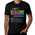 Can I Lick It Funny 100 Days Of School Periodic Table  Breathable T-Shirt