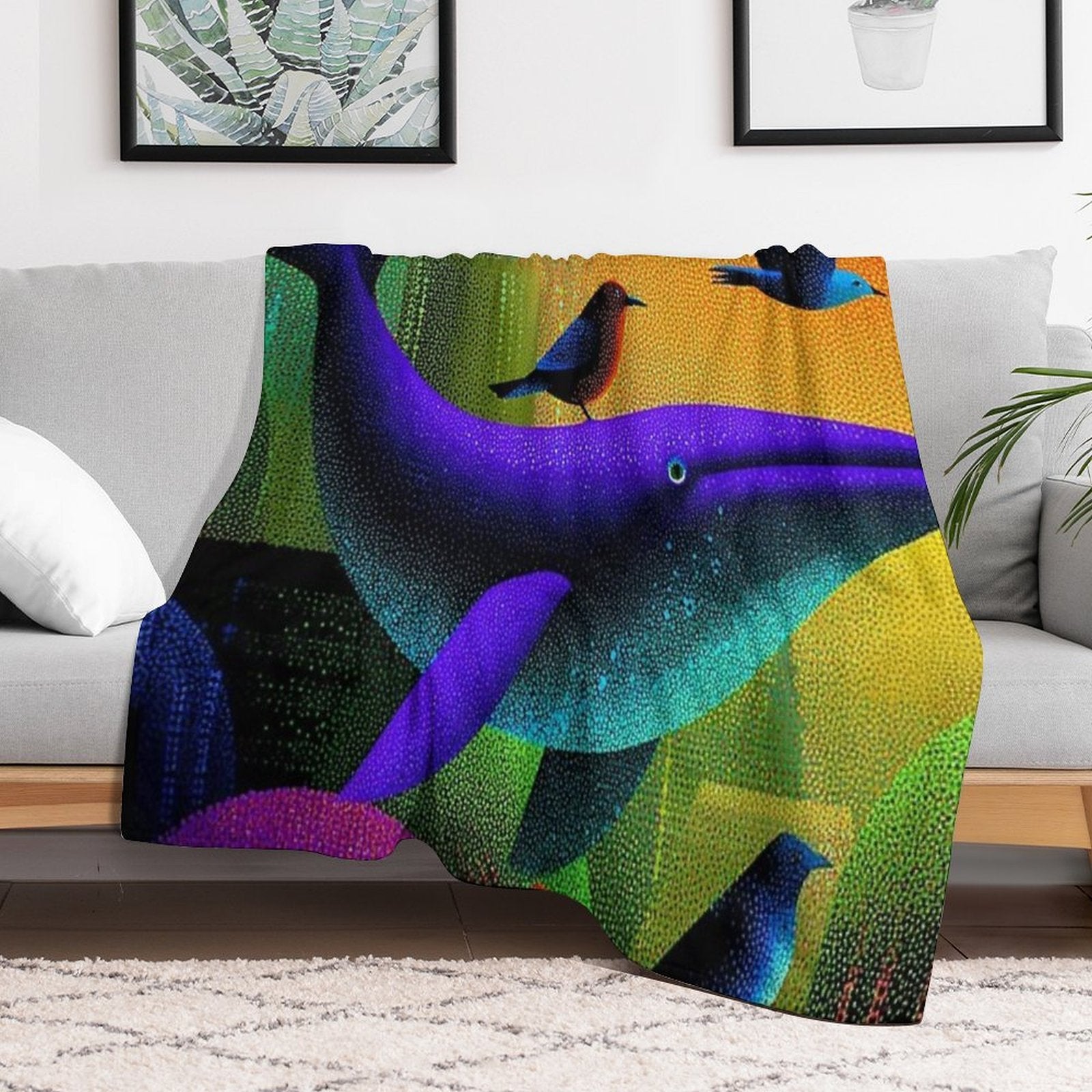 Ndoto Pop The Interconnected World Gift-ready Throw Blanket