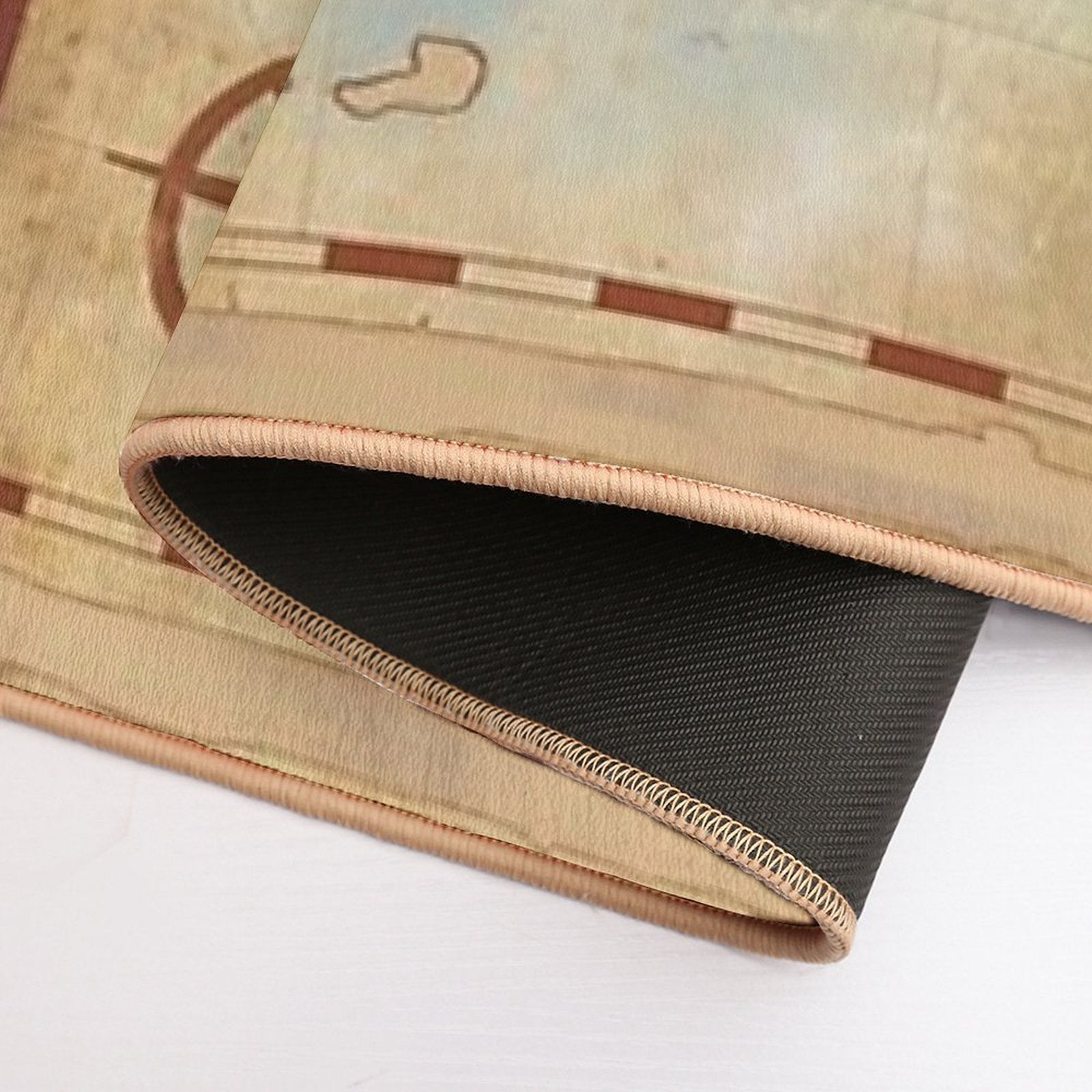 Map of Neverland  Easy To Clean Bath Mat