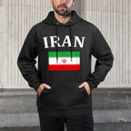 Iranian Pride T-shirt Iran Great Gift Adjustable Hood Hoodie