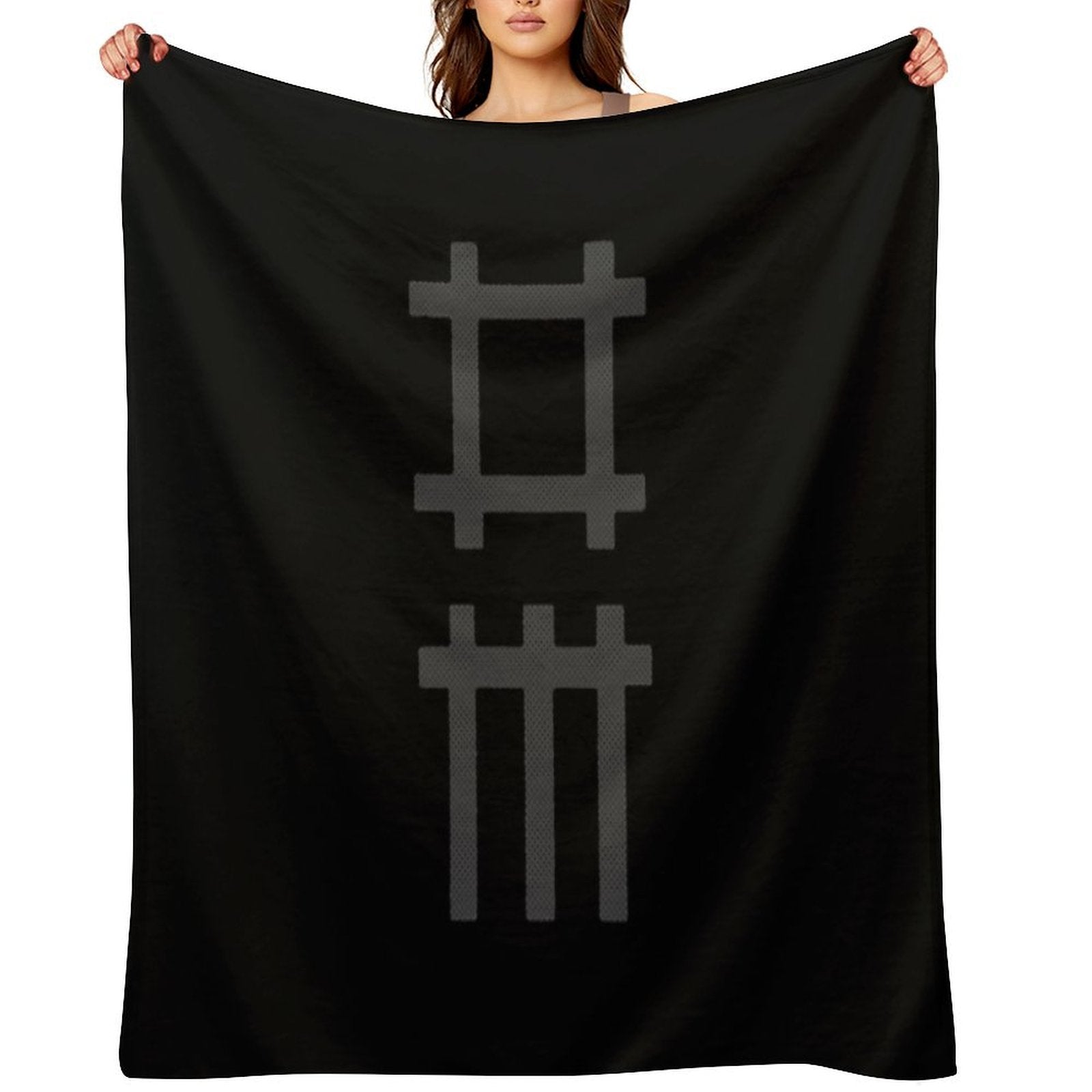 Depeche Mode (grey) Plush Throw Blanket