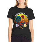 Funny Surrounded By  Rooster Lollipops  Adult Humor Premium  Oversized Silhouette T-Shirt