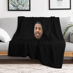 Michael B Jordan Heads Premium Throw Blanket