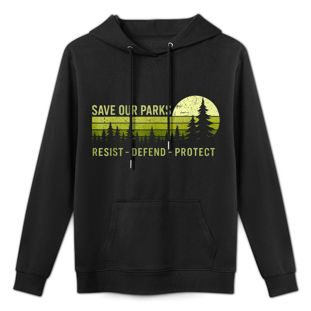 Vintage Save Our Parks Resist National Park Protect ALT US Moisture-Wicking Hoodie