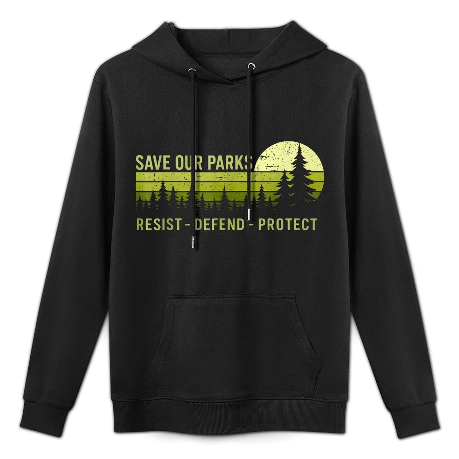 Vintage Save Our Parks Resist National Park Protect ALT US Moisture-Wicking Hoodie